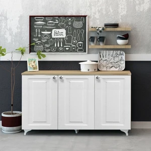 Rosalie Çok Amaçlı Konsol Dolap Banyo, Mutfak ve Giriş için Fonksiyonel Depolama Çözümü