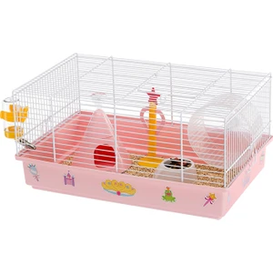 Cricetti 9 Princess Temalı Kemirgen Kafesi 46 cm x 29,5 cm x 23 cm