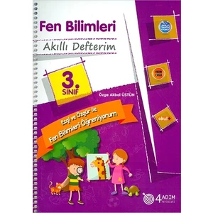 4 Adım Yayınları 4 Adım 3. Sınıf Fen Bilimleri Akıllı Defterim