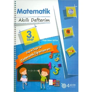 4 Adım Yayınları 4 Adım 3. Sınıf Matematik Akıllı Defterim
