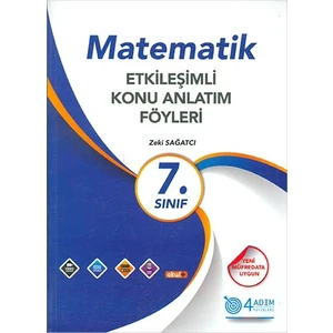 4 Adım Yayınları 4 Adım 7. Sınıf Matematik Etkileşimli Konu Anlatım Föyleri