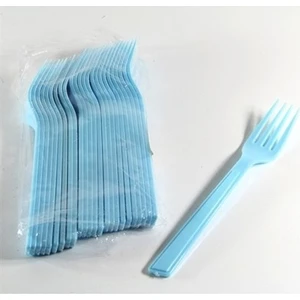 Plastik Çatal Mavi 25 Li