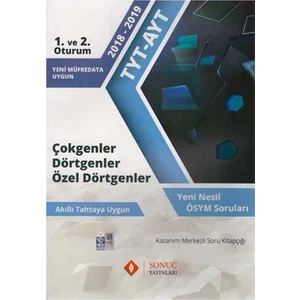 Sonuç Yayınları  TYT  AYT Çokgenler Dörtgenler Özel Dörtgenler