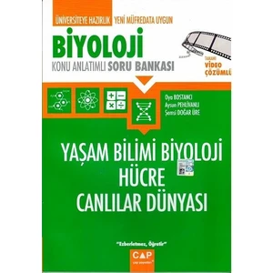 Çap Yayınları Biyoloji Yaşam Bilimi Biyoloji Hücre Canlıların Dünyası Konu Anlatımlı Soru Bankası - Aysun Pehlivanlı