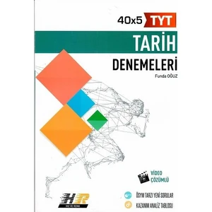 Hız ve Renk Yayınları TYT Tarih 40x5 Denemeleri