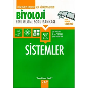 Çap Yayınları Biyoloji Sistemler Konu Anlatımlı Soru Bankası - Aysun Pehlivanlı