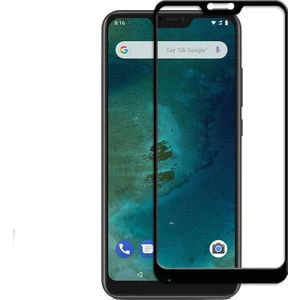 Case 4U Xiaomi Mi A2 Lite Tam Kaplayan Fiber Nano Ekran Koruyucu Cam