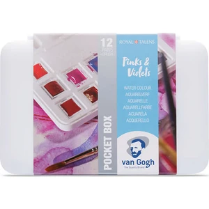 Van Gogh Pinks Suluboya Seti 12 Renk - Fırça Hediyeli