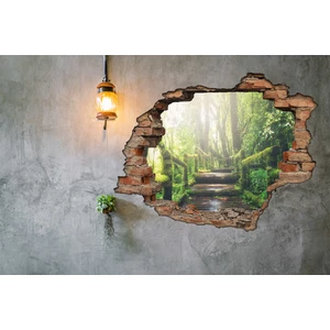 Kırık Tuğla Orman Patika Duvar Sticker