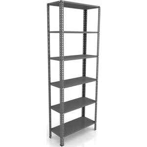 Mira Raf Çelik Raf Sistemleri - 43X60x250 6 Raflı