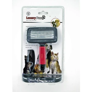 Luxury Paws Soft Saplı Fırça Temizleyici Taraklı Medium 13 Cm