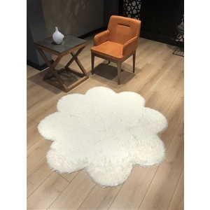 Post Halı Tavşan Tüyü Krem Papatya-Do-Tav 80 x 80  Cm