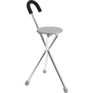 Loco PR-106 Alüminyum Oturaklı Baston Aluminum Seated Cane