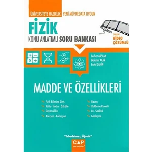 Çap Yayınları Fizik Madde ve Özellikleri Konu Anlatımlı Soru Bankası - Balamir Açar