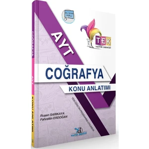 Yayın Denizi Yayınları AYT Coğrafya Tek Serisi Konu Anlatımı Cep Kitabı