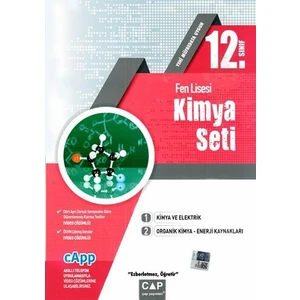 Çap Yayınları 12. Sınıf Fen Lisesi Kimya Seti