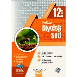 Çap Yayınları 12. Sınıf Fen Lisesi Biyoloji Seti