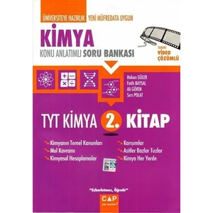 Çap Yayınları TYT Kimya 2. Kitap Konu Anlatımlı Soru Bankası - Fatih Baysal