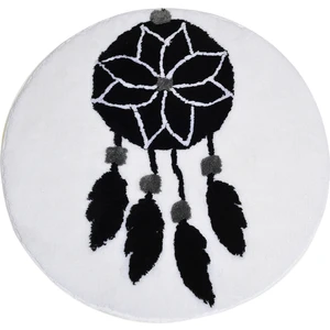 Chilai Home Rüya Sıyah 90x90 Cm Banyo Halısı Paspas Akrilik