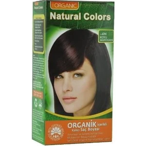Organic Natural Colors Saç Boyası  4M Koyu Mahoganı