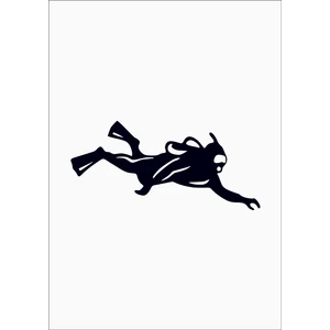 Başaran Sticker Dalgıç Araba Arma Sticker