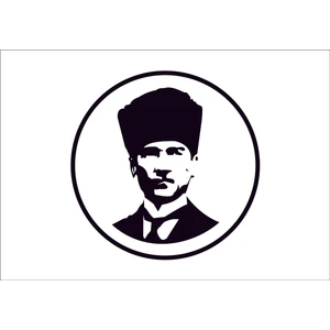 Başaran Sticker Mustafa Kemal Atatürk 3 Araba Arma Sticker