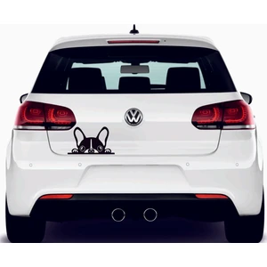 Başaran Sticker Meraklı Köpek Araba Arma Sticker