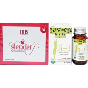 Hhs A+1 Bitkisel 30 Kapsül+Slender Karışık Bitki Çayı 60 Süzen Poşet