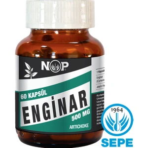 Enginar Kapsül 60 x 500 mg Artichoke 60 Kapsül