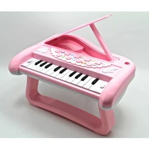 Kutulu Pilli Sesli Işıklı Piano Pembe