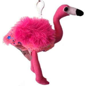 Vardem Peluş 6 inç Askılı Gökkuşağı Flamingo