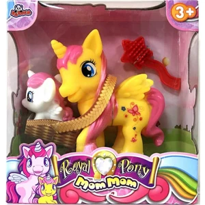 5 inç Sevimli At ve Sepette Yavrusu