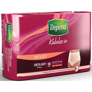 Emici Külot Eko Avantaj Paket Orta Kadın  (18 Adet)