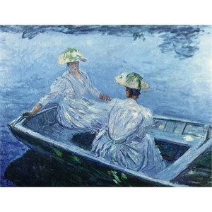 On The Bargue, Monet (1000 Parça)
