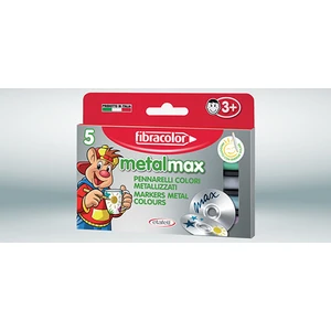 Metal Max Metalik Keçeli Kalem 5 Renk