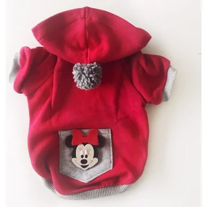 Athletıque Kedi Süeteri Sevimli Fare Kırmızı XL