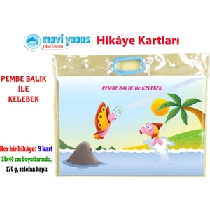 Pembe Balık ile Kelebek Hikaye Kartı (3-4-5 Yaş)