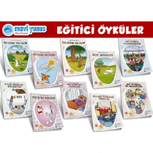 Eğitici Öyküler Dizisi (10 Kitap) (3-4-5 Yaş)
