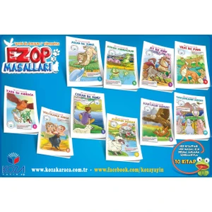 Ezop Masalları (10 Kitap)
