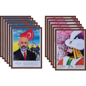 Abc Türk Büyükleri Panosu 23 Lü Set