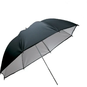 Ub-002 110Cm Siyah / Beyaz Şemsiye