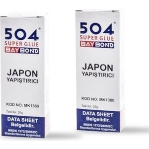 504 Hızlı Japon Yapıştırıcı 20Gr.