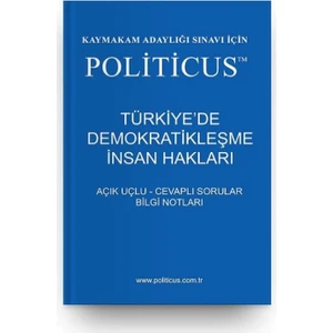 Politicus Türkiye'de Demokratikleşme İnsan Hakları
