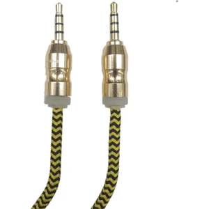 Hasır Örgü 3.5Mm Aux Kablo