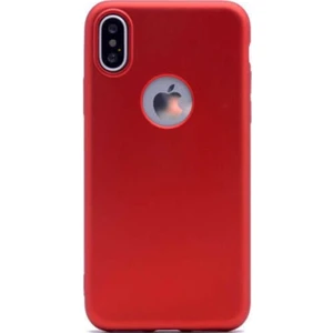 Jopus Apple iPhone Xs Max Mat Premium Silikon Kılıf + Cam Ekran Koruyucu