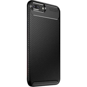 Jopus Apple iPhone 7 Plus Kılıf Karbon Desenli Lux Negro Silikon + Cam Ekran Koruyucu