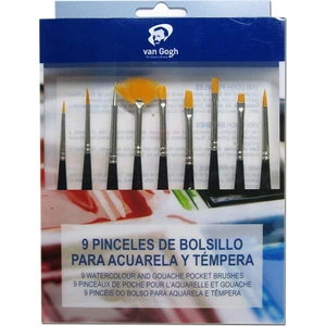 Van Gogh Sulu Boya ve Guaj Boya Fırça Seti - 9 Parça