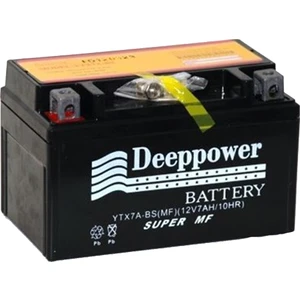 Deep Power Ytx7A-Bs 12 V 7 Ah/10 Hr Yatık Motosiklet Akü
