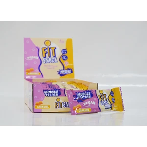 Muscle station Fit Snack Vegan Caramel 24'Lü Kutu
