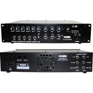 Plus-6500 Stereo Çift Trafolu 2X250 Watt Mikser Anfi